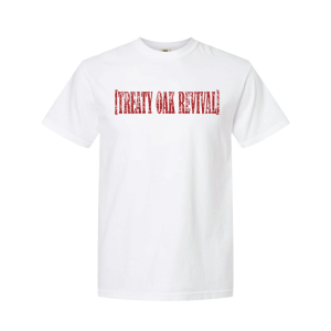 Treaty Oak Revival Newspaper T-Shirt Front