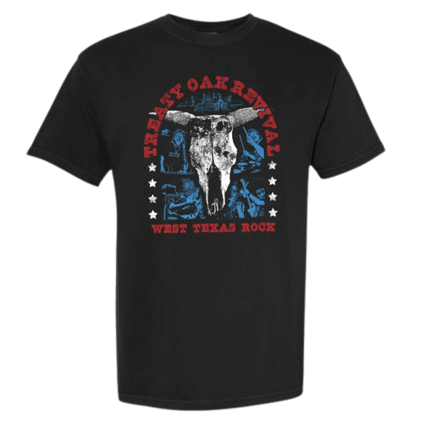 Treaty Oak Revival Merch - West Texas Rock T-Shirt Front